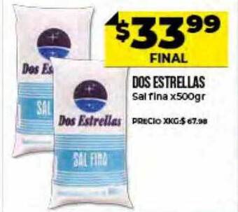 Supermayorista Vital Dos Estrellas Sal Fina oferta