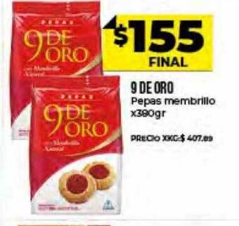 Supermayorista Vital 9 De Oro Pepas Membrillo oferta