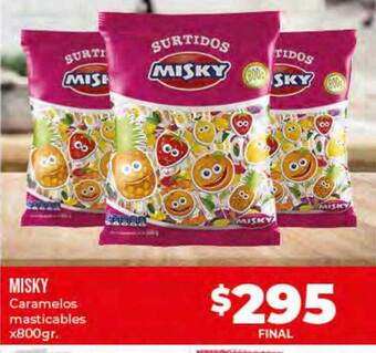 Supermayorista Vital Misky Caramelos Masticables oferta