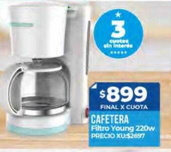 Supermayorista Vital Cafetera Filtro Young 220w oferta