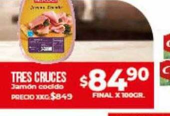 Supermayorista Vital Tres Cruces Jamón Cocido oferta