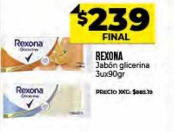 Supermayorista Vital Rexona Jabón Glicerina oferta