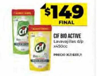 Supermayorista Vital Cif Bio Active Lavavajillas D P oferta