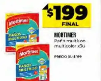 Supermayorista Vital Mortimer Paño Multiuso Multicolor oferta