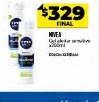 Supermayorista Vital Nivea Gel Afeitar Sensitive oferta