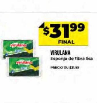 Supermayorista Vital Virulana Esponja De Fibra Lisa oferta