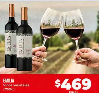 Supermayorista Vital Emilia Vinos Varietales oferta