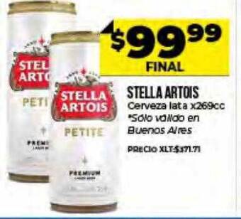 Supermayorista Vital Stella Artois Cerveza Lata oferta