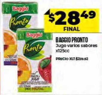 Supermayorista Vital Baggio Pronto Jugo Varios Sabores oferta