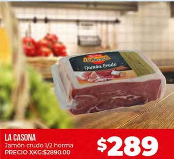 Supermayorista Vital La Casona Jamón Crudo 1 2 Horma oferta