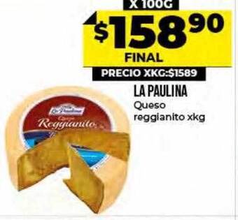 Supermayorista Vital La Paulina Queso Reggianito oferta