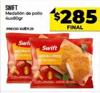Supermayorista Vital Swift Medallón De Pollo oferta
