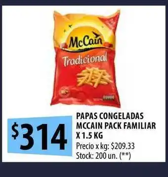 Punto Mayorista Papas Congeladas Mccian Pack Familiar x 1.5kg oferta