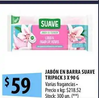 Punto Mayorista Suave Jabón En Barra Tripack 3 x 90g oferta
