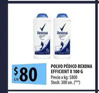Punto Mayorista Polvo Pédico Efficient x 100g oferta