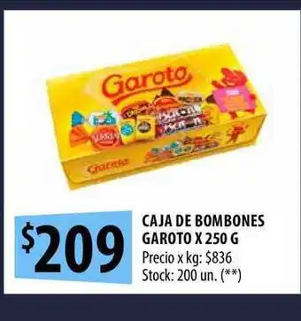 Punto Mayorista Garoto Caja De Bombones x 250g oferta