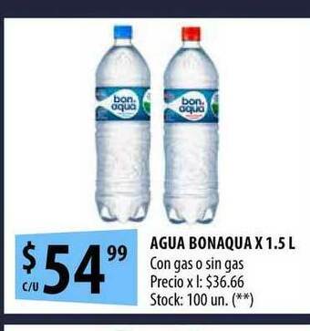 Punto Mayorista Agua Bonaqua x 1.5L oferta