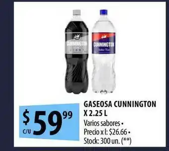 Punto Mayorista Gaseosa Cunnington x 2.25L oferta