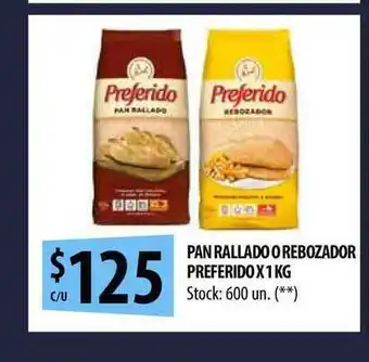 Punto Mayorista Pan Rallado O Rebozador Preferido oferta