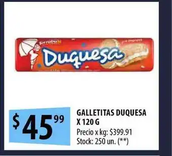 Punto Mayorista Duquesa Galletitas x 120g oferta
