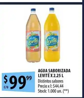Punto Mayorista Levité Agua Saborizada x 2.25L oferta