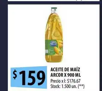 Punto Mayorista Aceite De Maíz Arcor x 900ml oferta