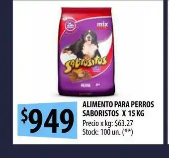 Punto Mayorista Alimento Para Perros Saboristos oferta