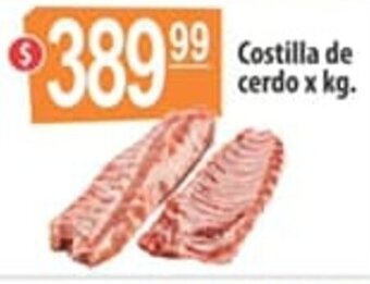 Autoservicio Capo Costilla de cerdo x kg. oferta