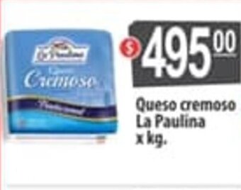 Autoservicio Capo La Paulina Queso cremoso x kg. oferta