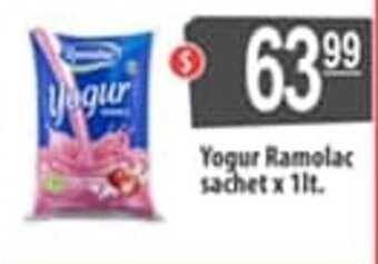 Autoservicio Capo Ramolac Yogur sachet x 1lt. oferta