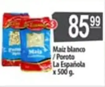 Autoservicio Capo La Española Maiz blanco/Poroto x 500g oferta
