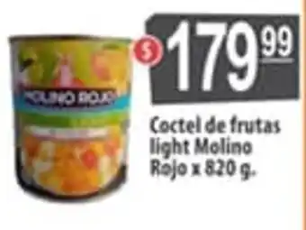 Autoservicio Capo Molino Rojo Coctel de frutas light x 820g oferta