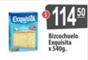 Autoservicio Capo Exquisita Bizcochuelo x 540g oferta