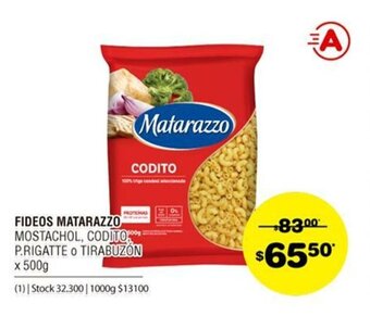 Atomo Conviene Matarazzo Fideos x 500g oferta