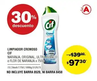 Atomo Conviene Cif Limpiador Cremoso x 750g oferta