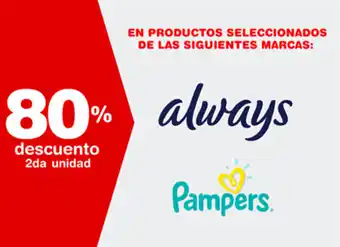 Atomo Conviene 80% descuento Always, Pampers En Productos oferta