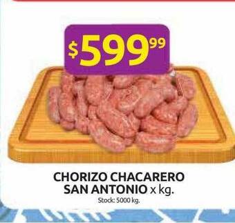 Cordiez Chorizo Chacarero San Antonio oferta