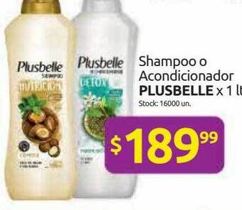 Cordiez Shampoo O Acondicionador Plusbelle oferta