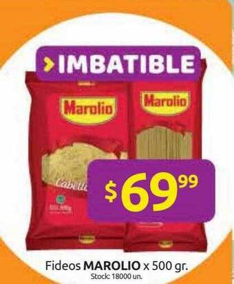 Cordiez Fideos Marolio oferta