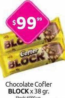 Cordiez Chocolate Cofler Block oferta