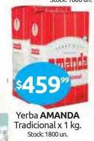 Cordiez Yerba Amanda oferta