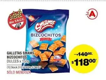 Atomo Conviene Smams Bizcochitos Galletas x 150g oferta