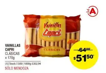 Atomo Conviene Capri Vainillas x 170g oferta
