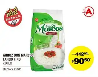 Atomo Conviene Don Marcos Largo Fino Arroz x kilo oferta