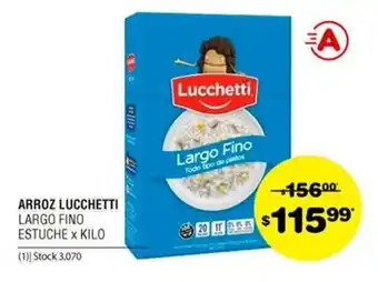 Atomo Conviene Lucchetti Arroz x kilo oferta