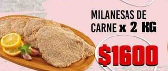 Supermercados Zeta Milanesas De Carne oferta