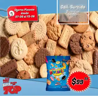 Supermercados Top Diversiòn Gall. Surtido x 390gr oferta