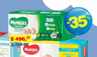 Farmar Huggies Active Sec x40 oferta
