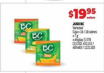 Makro Jugo Bc oferta