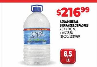 Makro Agua Mineral Sierra De Los Padres oferta